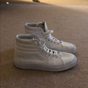 White high top vans
